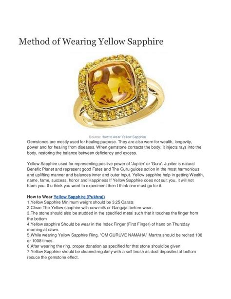 Many claims that the natural ruby stone has the power to restore youth and is considered to be a. . Who should not wear yellow sapphire